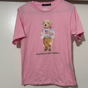 Polo Women T-Shirt with Bear Graphic
